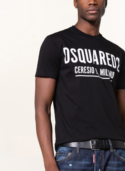 Dsquared2 T-Shirt Herren, Schwarz