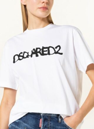 Dsquared2 T-Shirts Damen, Weiß