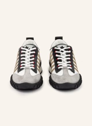 Dsquared2 Vitello Plateau-Sneaker Damen, Weiß