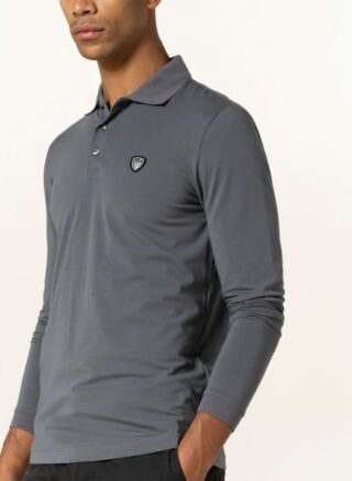 EA7 EMPORIO ARMANI Jersey-Poloshirt Herren, Grau