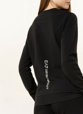 EA7 EMPORIO ARMANI Longsleeve Damen, Schwarz