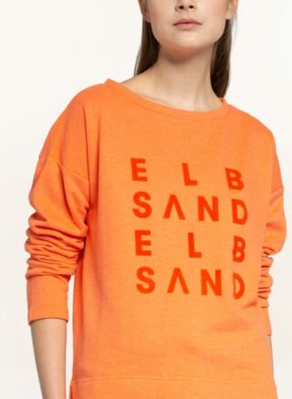 ELBSAND Alrun Sweatshirt Damen, Orange