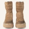 ELENA IACHI Boots Boterot Biker Boots Damen, Beige