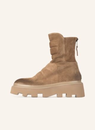 ELENA IACHI Boots Boterot Biker Boots Damen, Beige