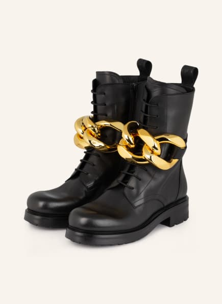 ELENA IACHI Vip Tro Schnürboots Damen, Schwarz ELENA IACHI Vip Tro Schnürboots Damen, Schwarz