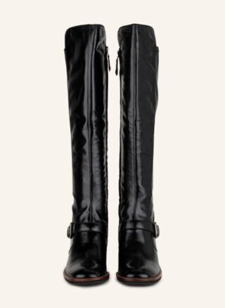 ELVIO ZANON Overknee-Stiefel Damen, Schwarz