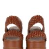 ELVIO ZANON Plateau-Sandalen Damen, Braun