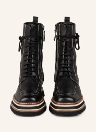ELVIO ZANON Schnürboots Damen, Schwarz