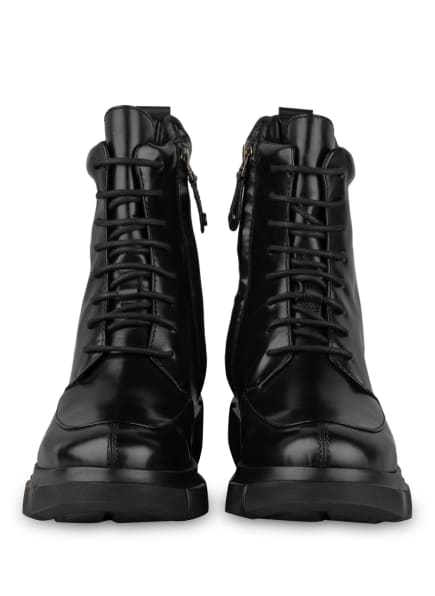 ELVIO ZANON Schnürboots Damen, Schwarz ELVIO ZANON Schnürboots Damen, Schwarz