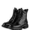 ELVIO ZANON Schnürboots Damen, Schwarz