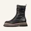 ELVIO ZANON Schnürboots Damen, Schwarz