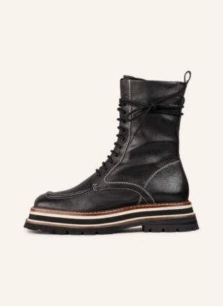 ELVIO ZANON Schnürboots Damen, Schwarz