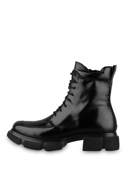 ELVIO ZANON Schnürboots Damen, Schwarz ELVIO ZANON Schnürboots Damen, Schwarz