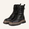 ELVIO ZANON Schnürboots Damen, Schwarz