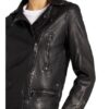 ER ELIAS RUMELIS Erdakota Lederjacke Damen, Schwarz