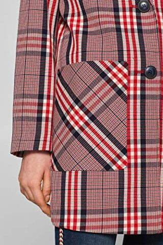 ESPRIT 029EE1G010 Wollmantel Damen, Rot