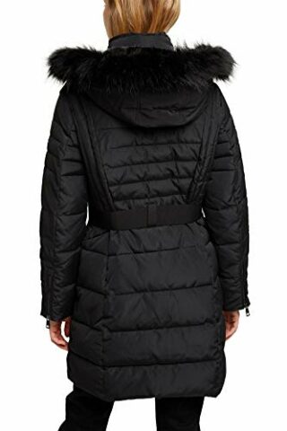 ESPRIT 090EE1G305 Steppmantel Damen, Schwarz