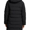 ESPRIT 090EE1G309 Steppmantel Damen, Schwarz