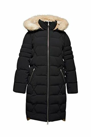 ESPRIT 090EE1G309 Steppmantel Damen, Schwarz