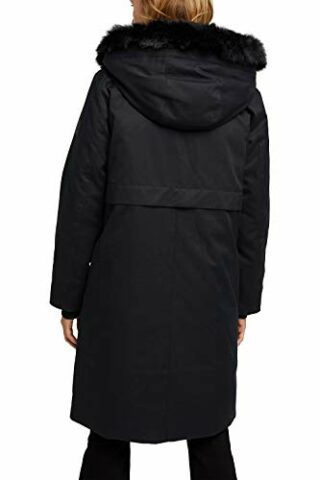 ESPRIT 090EE1G311 Mantel Damen, Schwarz