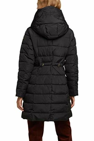 ESPRIT 090EO1G344 Steppmantel Damen, Schwarz