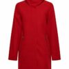 ESPRIT 099Ee1G014S Wollmantel Damen, Rot