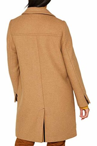 ESPRIT 099Ee1G018S Wollmantel Damen, Braun