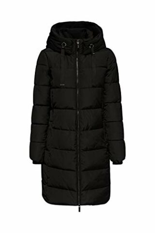 ESPRIT 099Ee1G027 Steppmantel Damen, Schwarz