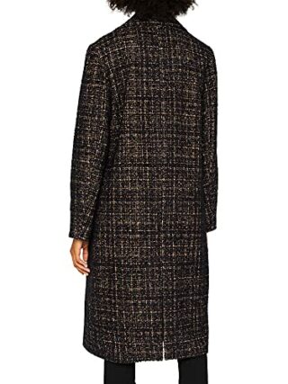 ESPRIT Wollmantel Damen, Schwarz
