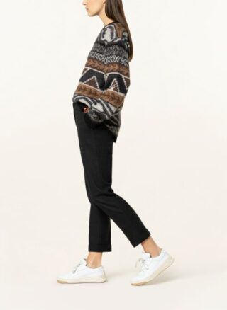 ETRO 7/8-Culotte Damen, Schwarz