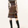 ETRO Jerseykleid Damen, Braun