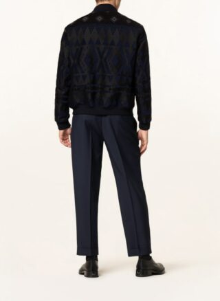 ETRO Lederjacke Herren, Blau