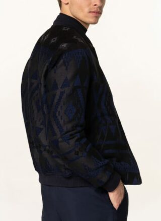 ETRO Lederjacke Herren, Blau
