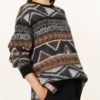 ETRO Oversized-Pullover Damen, Schwarz