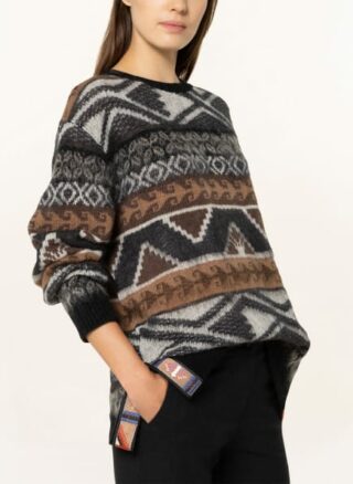 ETRO Oversized-Pullover Damen, Schwarz