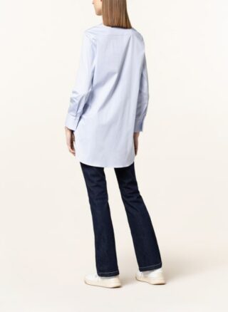 EVA MANN Bluse Damen, Blau