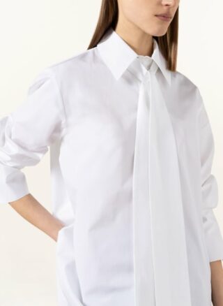 EVA MANN Carina Blusenshirt Damen, Weiß