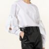 EVA MANN Eva Blusenshirt Damen, Weiß