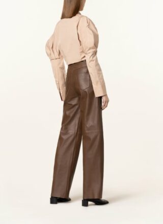 EVA MANN Hemdbluse Damen, Beige