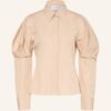 EVA MANN Hemdbluse Damen, Beige