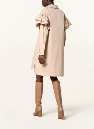 EVA MANN Jasmin Hemdblusenkleid Damen, Beige