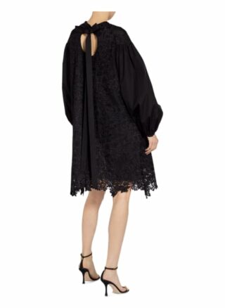 EVA MANN Paulina Spitzenkleid Damen, Schwarz