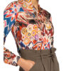 Emily Blusenshirt Damen, Orange