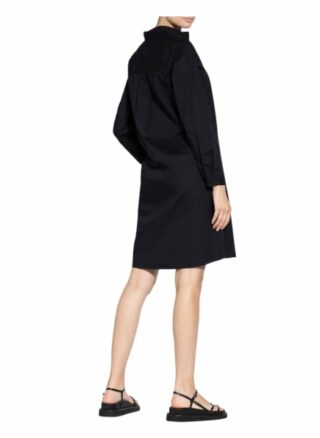 Emily Hemdblusenkleid Damen, Schwarz
