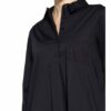 Emily Hemdblusenkleid Damen, Schwarz