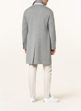 Ermenegildo Zegna Cashmere-Mantel Herren, Grau