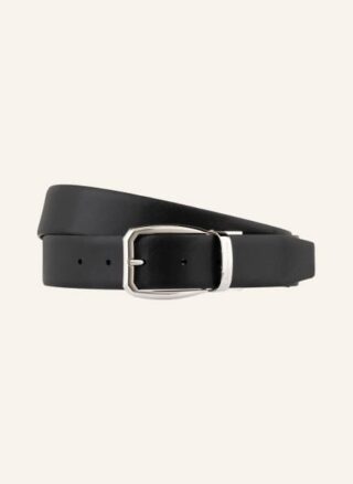 Ermenegildo Zegna Ledergürtel Herren, Schwarz