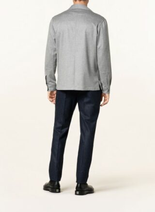 Ermenegildo Zegna Overshirt Herren, Grau