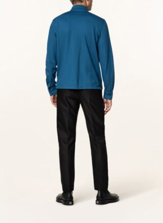 Ermenegildo Zegna Pique-Poloshirt Herren, Blau