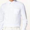 Ermenegildo Zegna Pique-Poloshirt Herren, Weiß